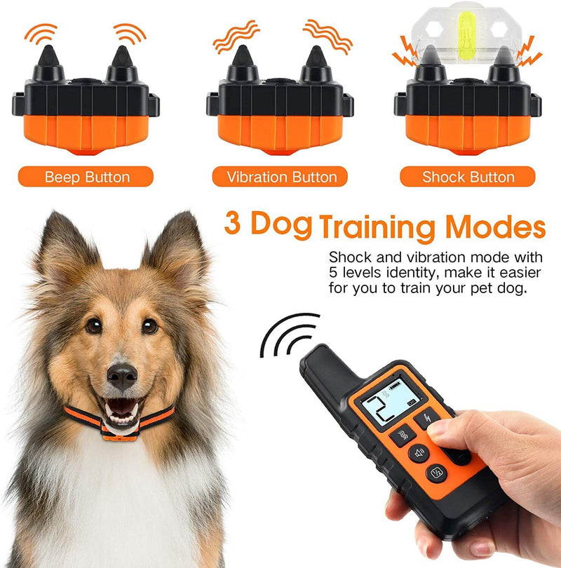 Dog Shock Remote Control Training Collar