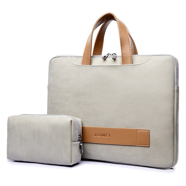Women Laptop Leather Briefcase Office Bag