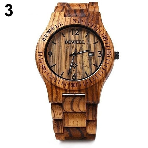 Luxury Natural Maple Wooden Watch For Men